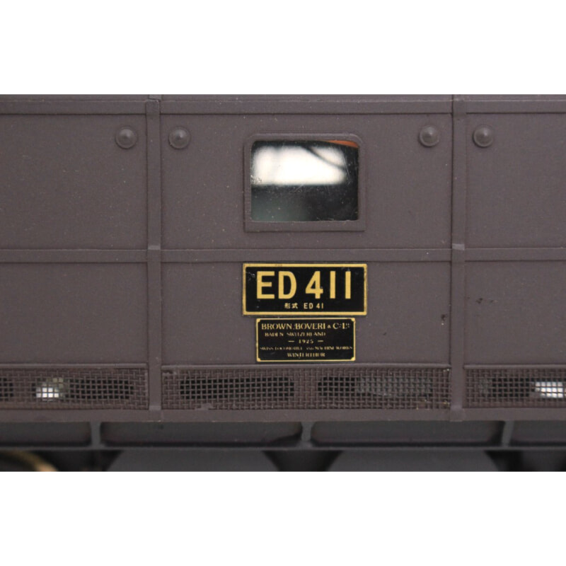 メーカー不明 電気機関車 ED411 鉄道模型 Oゲージの画像1
