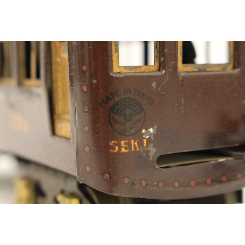 SEKI ブリキ ELECTRIC CARS 4輌セット Oゲージの画像1