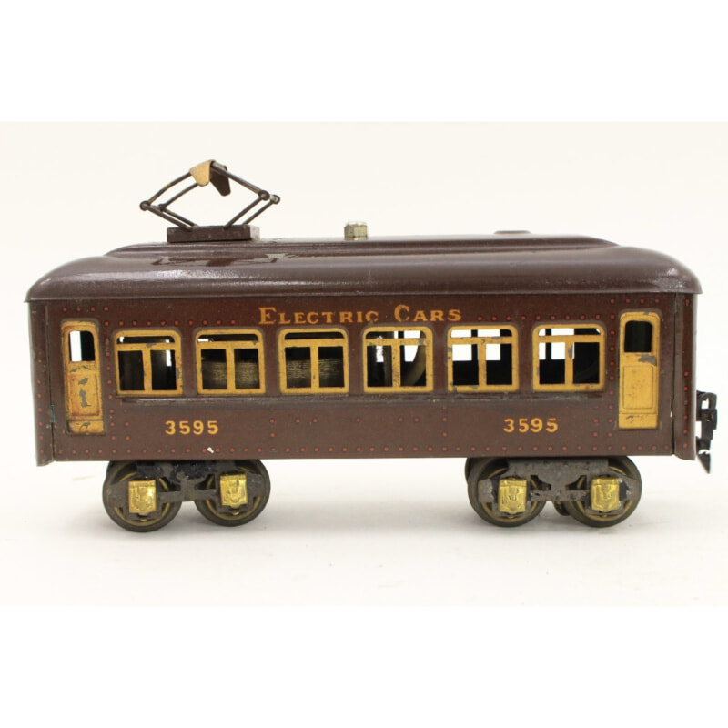 SEKI ブリキ ELECTRIC CARS 4輌セット Oゲージの画像1