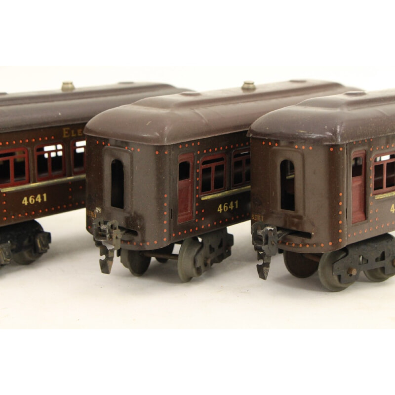 SEKI ブリキ ELECTRIC CARS 4輌セット Oゲージの画像1