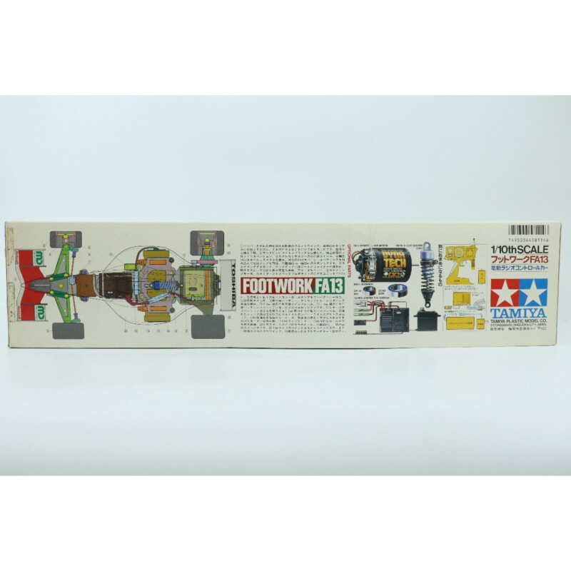 TAMIYA 1/10電動RC フットワークFA13 無限ホンダ 58114の画像1
