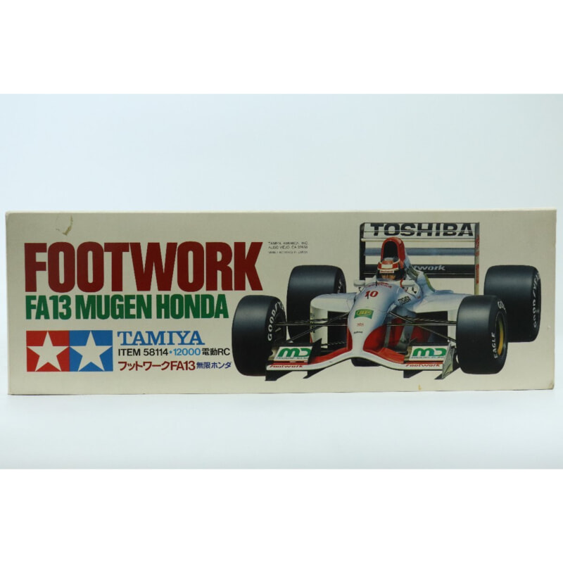 TAMIYA 1/10電動RC フットワークFA13 無限ホンダ 58114の画像1