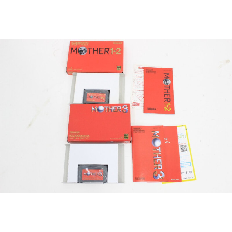 【外箱付き】 GBAソフト マザー/MOTHER [1+2] [3] セット 攻略本付きの画像1