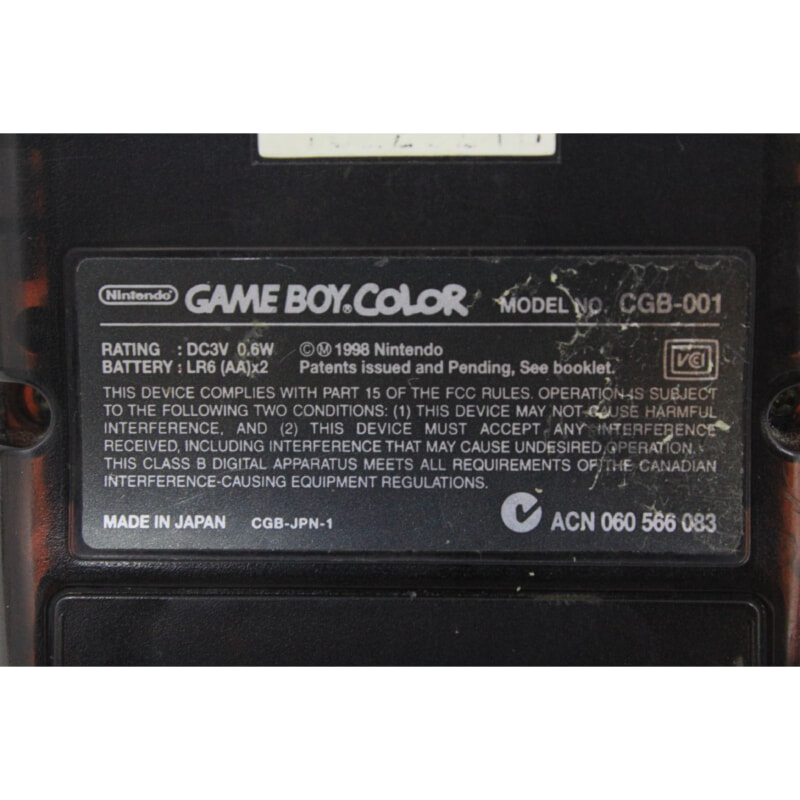 希少カラー Nintendo ゲームボーイカラー クリアオレンジ クリアブラック ダイエー限定の画像1