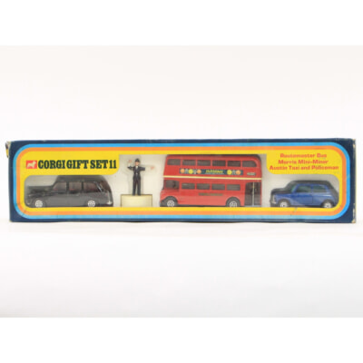 コーギー [CORGI GIFT SET 11] Routemaster Bus,Mini-Minor,Taxi and Policeman