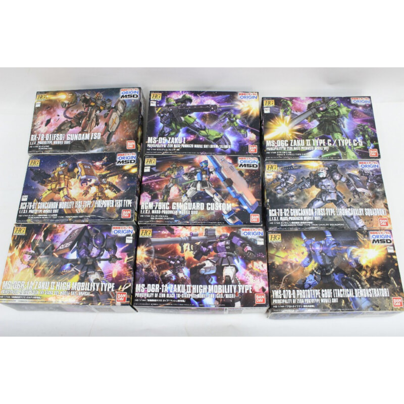 BANDAI 機動戦士ガンダム HG ORIGIN MSDシリーズ 1/144の画像1