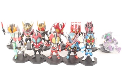 【一部未開封品】 一番くじ  仮面ライダー デフォルメクス フィギュア 電王/アギト/ビルド/フォーゼ など まとめセットの買取り品の画像