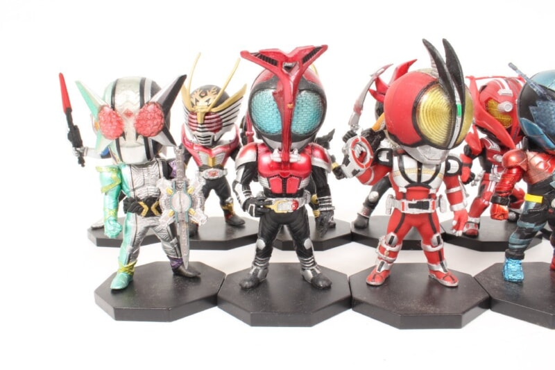 【一部未開封品】 一番くじ  仮面ライダー デフォルメクス フィギュア 電王/アギト/ビルド/フォーゼ など まとめセットの画像1