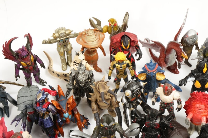 BANDAI  ウルトラ怪獣 ソフビ/フィギュア 大量まとめセット ガラモン/メフィラス星人/ゼットン/メトロン星人/エレキング などの画像1