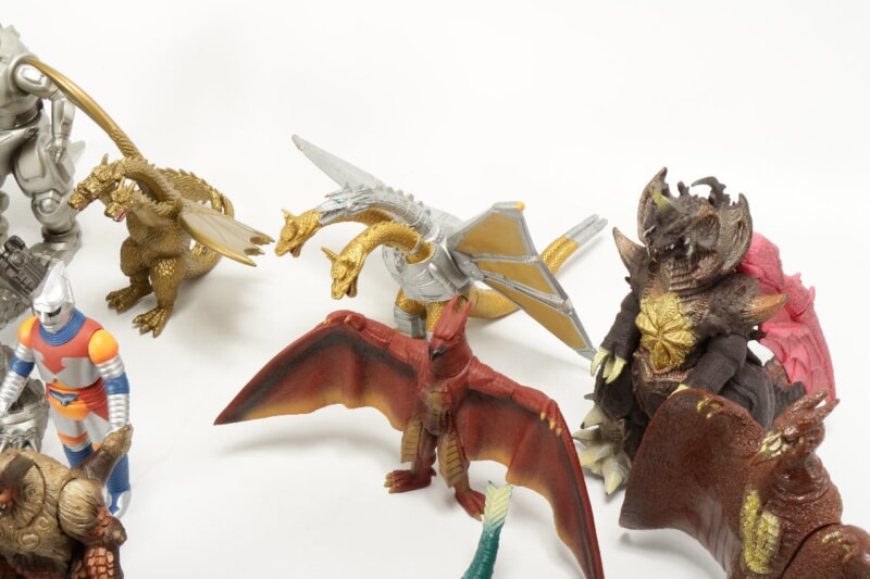 BANDAI  東宝 怪獣 ソフビ/フィギュア まとめセット ゴジラ/デストロイア/メカゴジラ/キングギドラ/ラドン などの画像1
