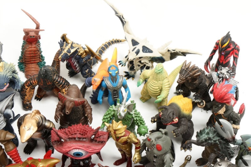BANDAI  ウルトラ怪獣 ソフビ/フィギュア 大量まとめセット ガラモン/メフィラス星人/ゼットン/メトロン星人/エレキング などの画像1