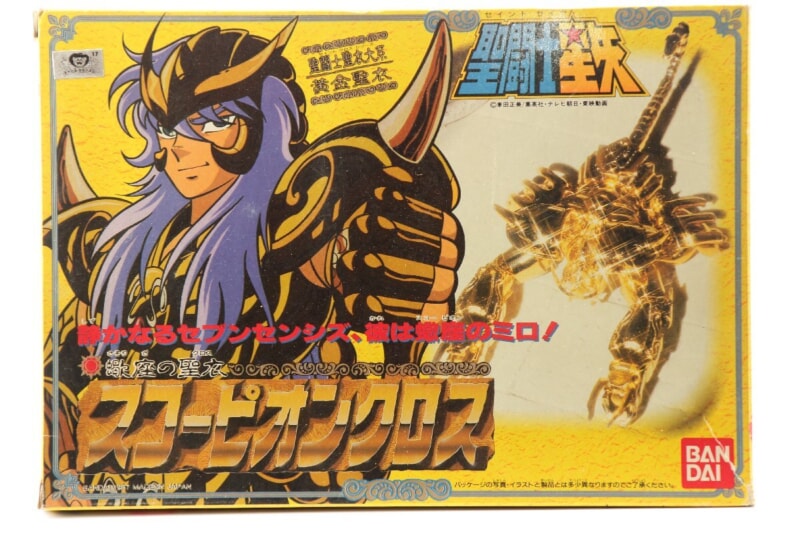 【当時物】 BANDAI  [スコーピオンクロス] 聖闘士聖衣大系 黄金聖衣 蠍座の聖衣 聖闘士星矢の画像1