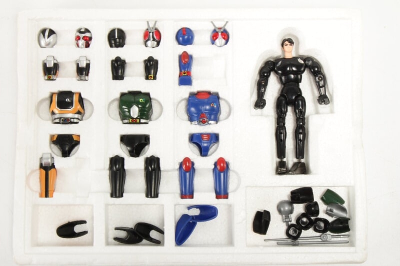 【当時物】 BANDAI  仮面ライダーBLACK RX 3チェンジクロスの画像1