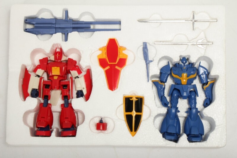 【当時物・外箱付】 サンエイ  機甲兵 DXガリアン 強化パーツ付ガリアン・消しゴムザウエルセットの画像1