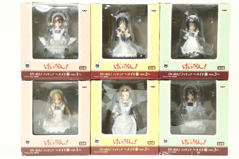 【未開封】 バンプレスト  けいおん! [フィギュア ～メイド服 Ver.1～3] 6点セットの画像1