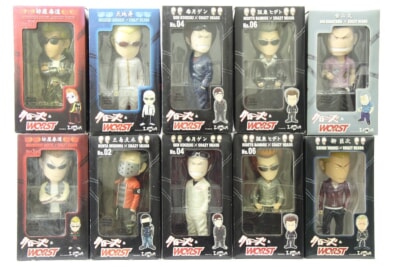 【LIMITED EDITION 】 LINDA/DIVE  [クローズ×WORST] CRAZY HEADS フィギュア まとめセット [香月ゲン]などの買取り品の画像