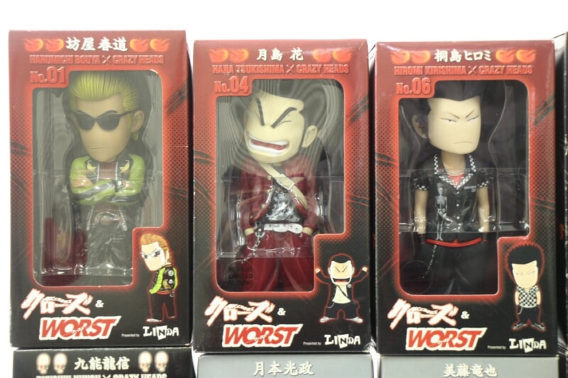 【LIMITED EDITION 含む】 LINDA/DIVE  [クローズ×WORST] CRAZY HEADS フィギュア まとめセット [月本光政]などの画像1