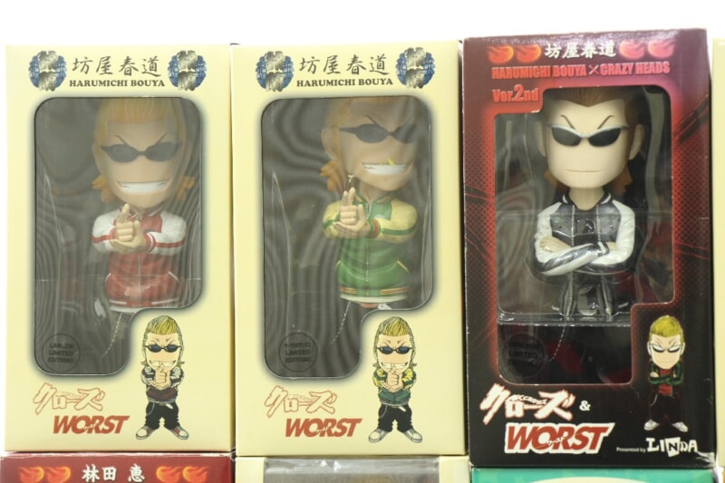 【LIMITED EDITION】 LINDA/DIVE  [クローズ×WORST] CRAZY HEADS フィギュア まとめセット [坊屋春道]などの画像1