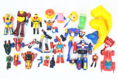 【当時物】 ポピー/タカラなど レトロ玩具/パーツ ジャンクまとめセット 超合金/ソフビほか