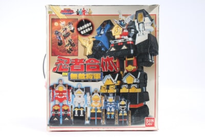 【外箱・説明書付き】BANDAI  忍者合体 DX 無敵将軍 忍者戦隊カクレンジャー バンダイの買取り品の画像