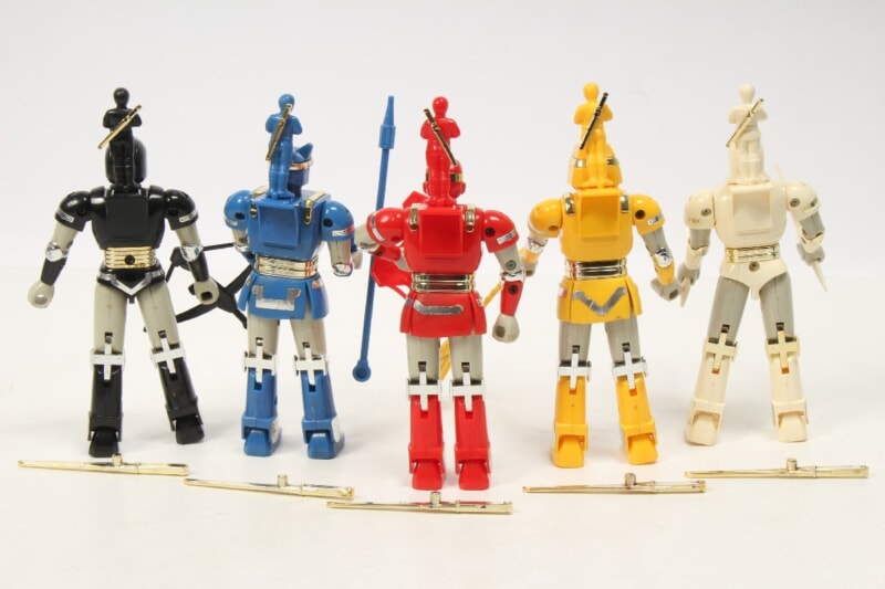 BANDAI  獣将ファイターシリーズ 5点 忍者戦隊カクレンジャー バンダイの画像1