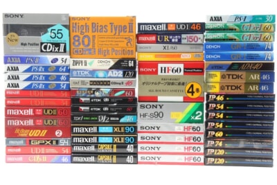 【未開封】 SONY/AXIA/maxell カセットテープ ハイポジション ノーマルポション [High Bias TypeⅡ]など