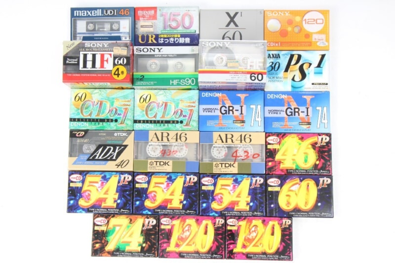 【未開封】 SONY/AXIA/maxell カセットテープ ハイポジション ノーマルポション [High Bias TypeⅡ]などの画像1