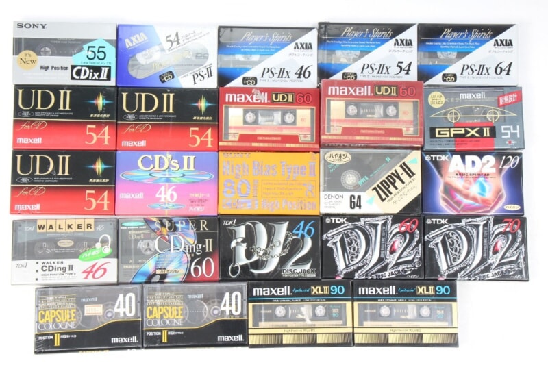 【未開封】 SONY/AXIA/maxell カセットテープ ハイポジション ノーマルポション [High Bias TypeⅡ]などの画像1