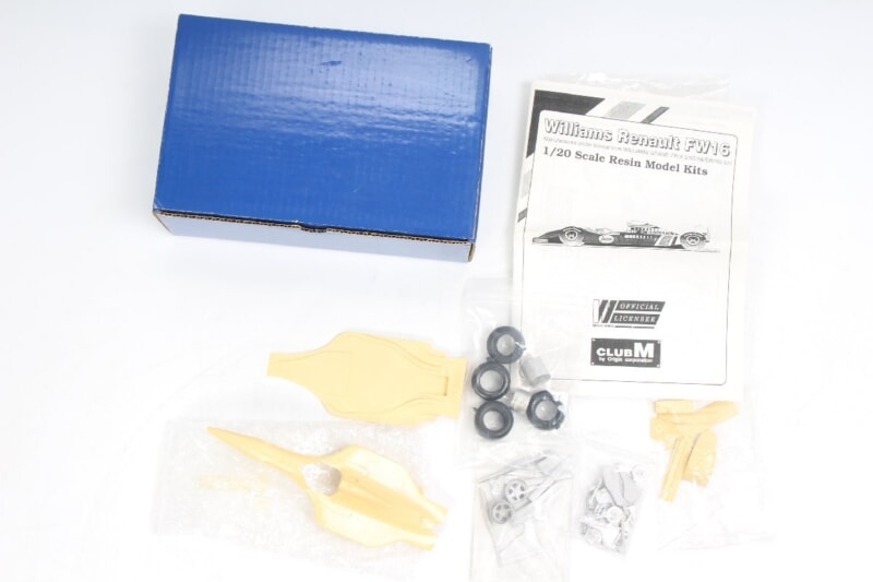 CLUB M/STUDIO 27 1/20 レジンモデルキット [Williams Renault FW16][MP4/6 BRAZIL’91][LOTUS 97T]の画像1