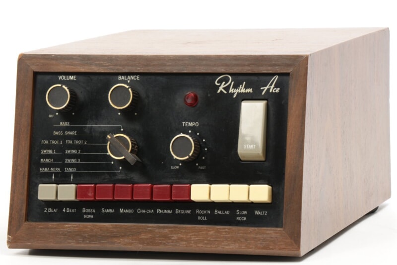【当時物】 日本ハモンド  Rhythm Ace FR-6 アナログ リズムマシーン ドラムマシーンの画像1