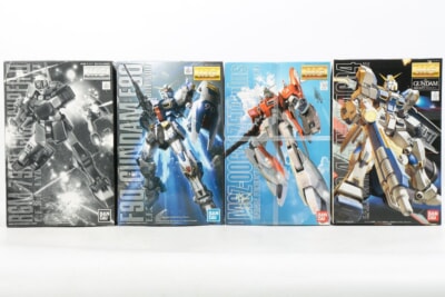 【未組立品】 BANDAI MG 1/100 ガンダムF90・RX-78-4・ジム・スナイパーⅡ・ゼータプラス