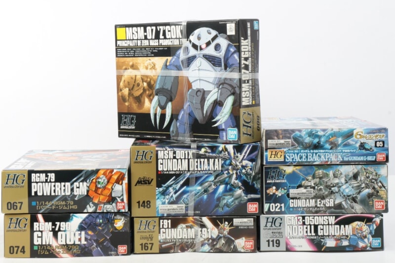 【未組立品】 BANDAI  HG 1/144 ガンプラ  [ノーベル][ジム・クゥエル]などの画像1