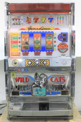パチスロ3号機 ◎ WILD CATS/ワイルドキャッツ スロット実機 アークテクニコの買取り品の画像