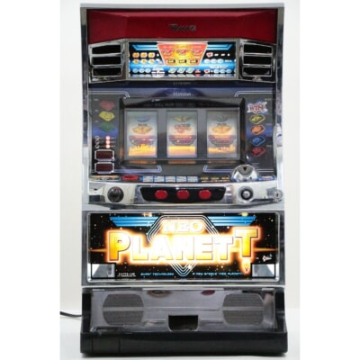 【4号機】 [ネオプラネットXX] スロット実機 100V 山佐【希少レトロ台】の買取り品の画像