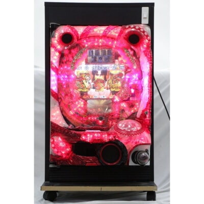 ニューギン  [CR 真・花の慶次L3-K] 1/399.6 パチンコ実機 MAX機 100V/自動オート/循環器/ボリューム調整/キャスター付き