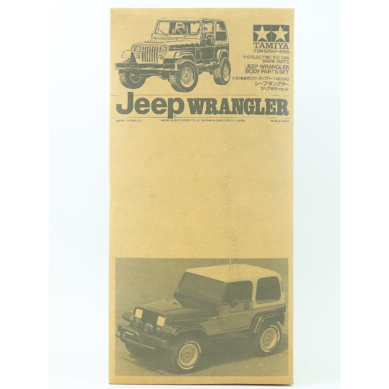 タミヤ 1/10 電動RCカースペアパーツNO.542 JEEP WRANGLER スペアボディセットの画像1
