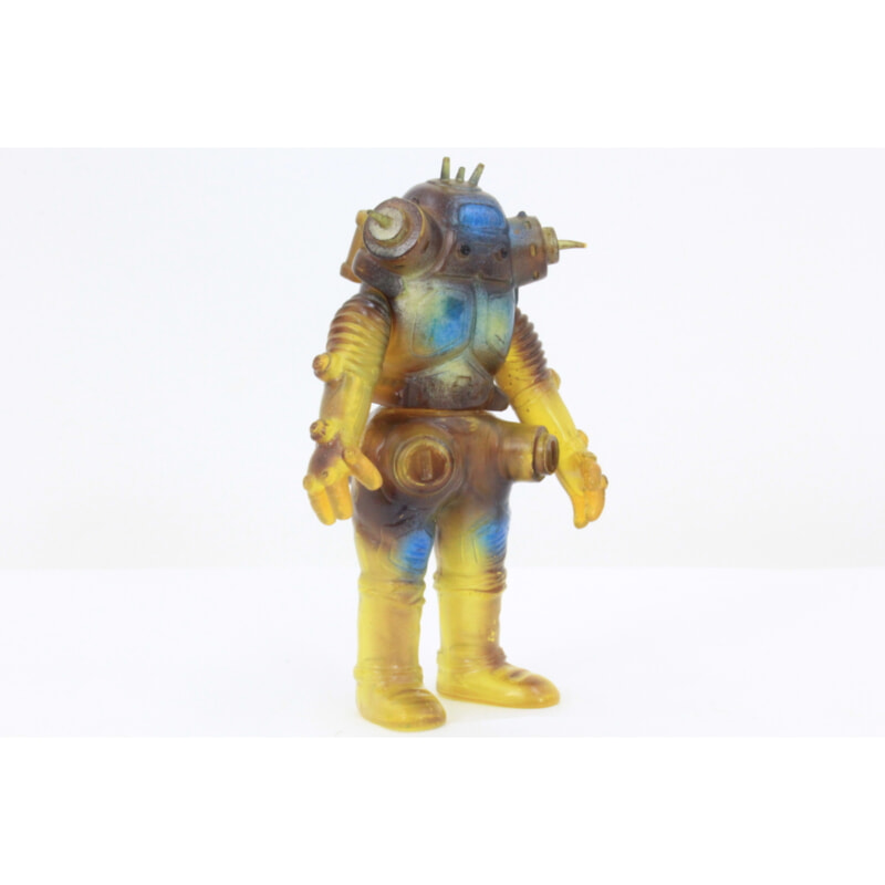 ブルマァク キングジョー クリア成型 ヴィンテージソフビ人形の画像1