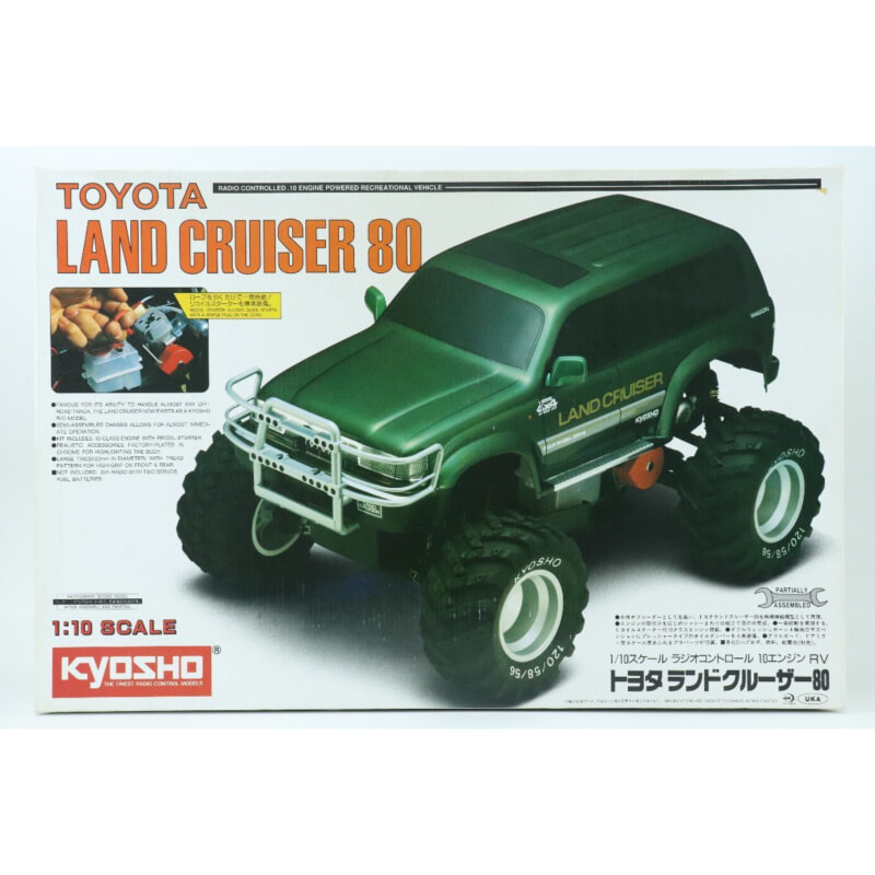 KYOSHO 京商 トヨタ ランドクルーザー80 1/10RC 10エンジン 31381の画像1