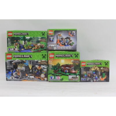LEGO レゴ MINECRAFT マインクラフト 5点の買取り品の画像