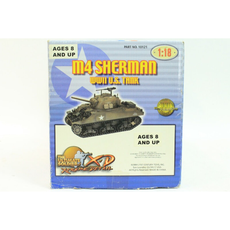 21st Century Toys m4 SHERMAN WWⅡ U.S.TANK 1/18の画像1