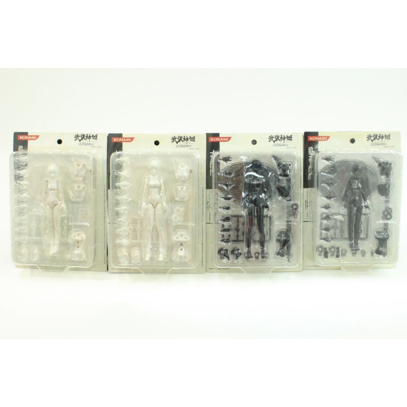 コナミ 武装神姫 MMS 3rd TALL/SMALL 素体 NAKED white/black フィギュアの画像1