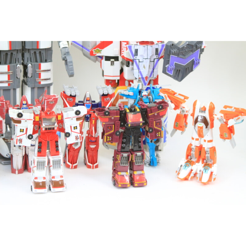 BANDAI 出撃マシンロボレスキュー レスキュー合体シリーズの画像1