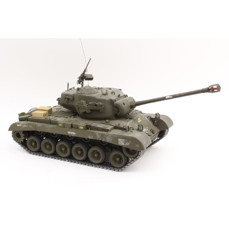 TAMIYA タミヤ 電動RC アメリカ戦車 M26 1/16 完成品の画像1