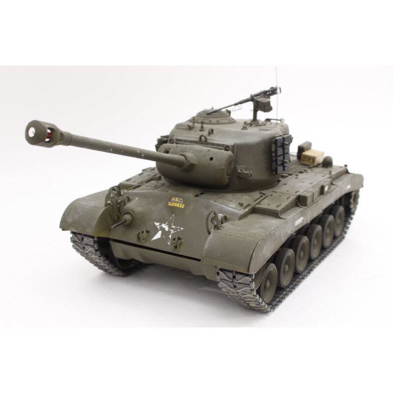 TAMIYA タミヤ 電動RC アメリカ戦車 M26 1/16 完成品の画像1