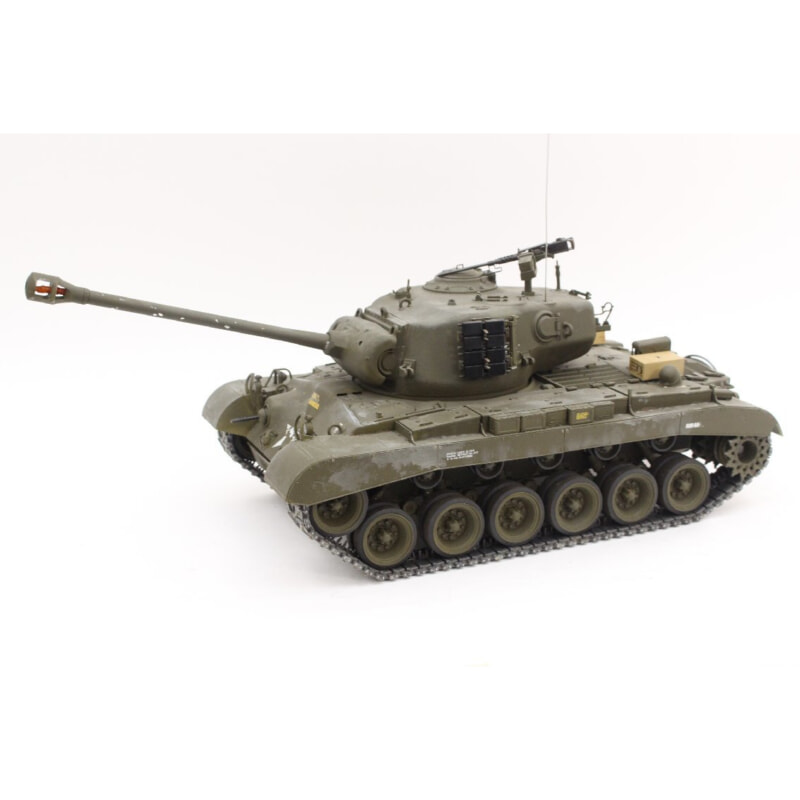 TAMIYA タミヤ 電動RC アメリカ戦車 M26 1/16 完成品の画像1