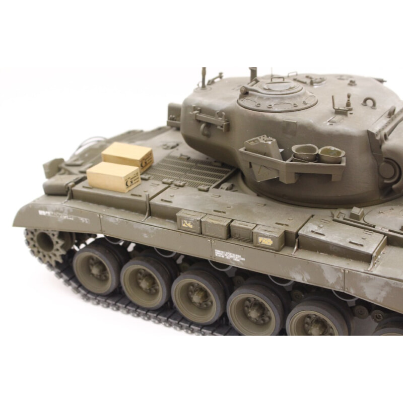 TAMIYA タミヤ 電動RC アメリカ戦車 M26 1/16 完成品の画像1