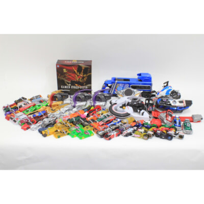 BANDAI DXトレーラー砲 合体四輪 DXライドクロッサー 怪盗短剣ルパンガンナー 仮面ライダードライブの買取り品の画像