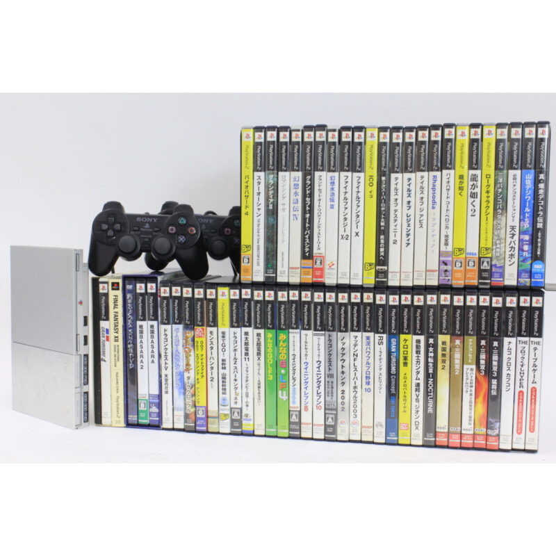 SONY PS2 SCPH-90000 本体 + ソフトの画像1