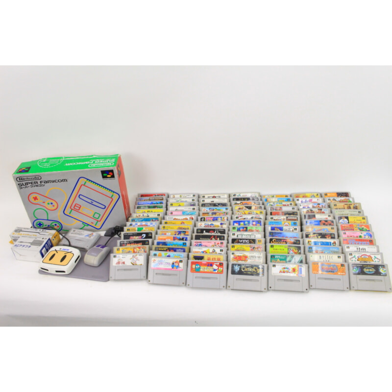 Nintendo 任天堂 スーパーファミコン本体 + ソフトの画像1
