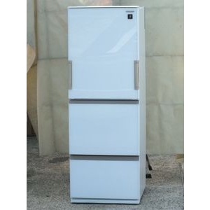 SHARP シャープ 356L 3ドア冷凍冷蔵庫 SJ-GH36D-W 2018年製の買取り品の画像